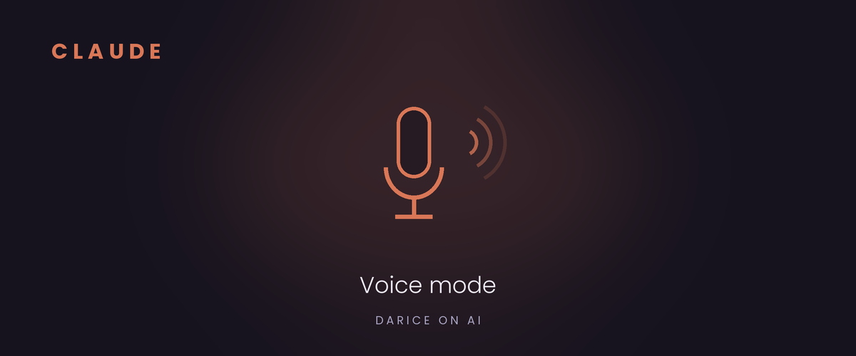 Claude: Voice mode