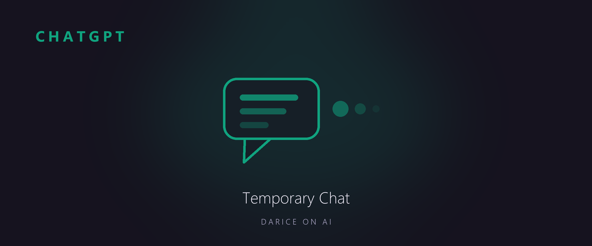 ChatGPT: Temporary Chat