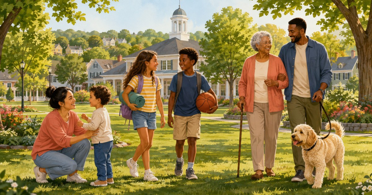 The Village Notes directory listing Connecticut care resources with hours and waitlist notes